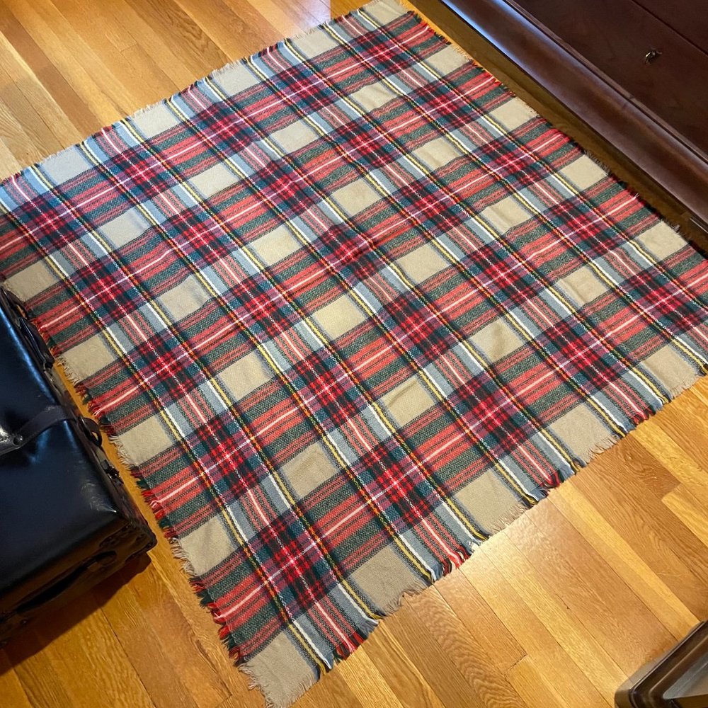 Plaid Shawl - Picture 3 of 3